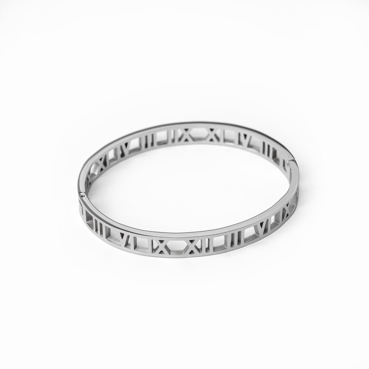 Bracelete Numeral Romanos - Prata