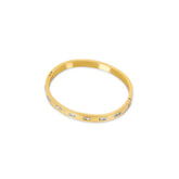 Bracelete Carved Banhado em Ouro 18k