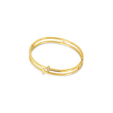 Bracelete Cruz Banhado em Ouro 18k