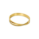 Bracelete Dupla Harmonia Banhado em Ouro 18k