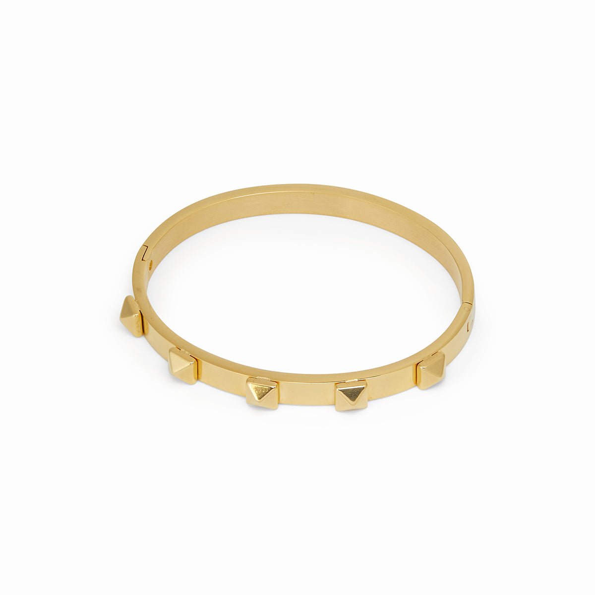 Bracelete Tachas Banhado em Ouro 18K