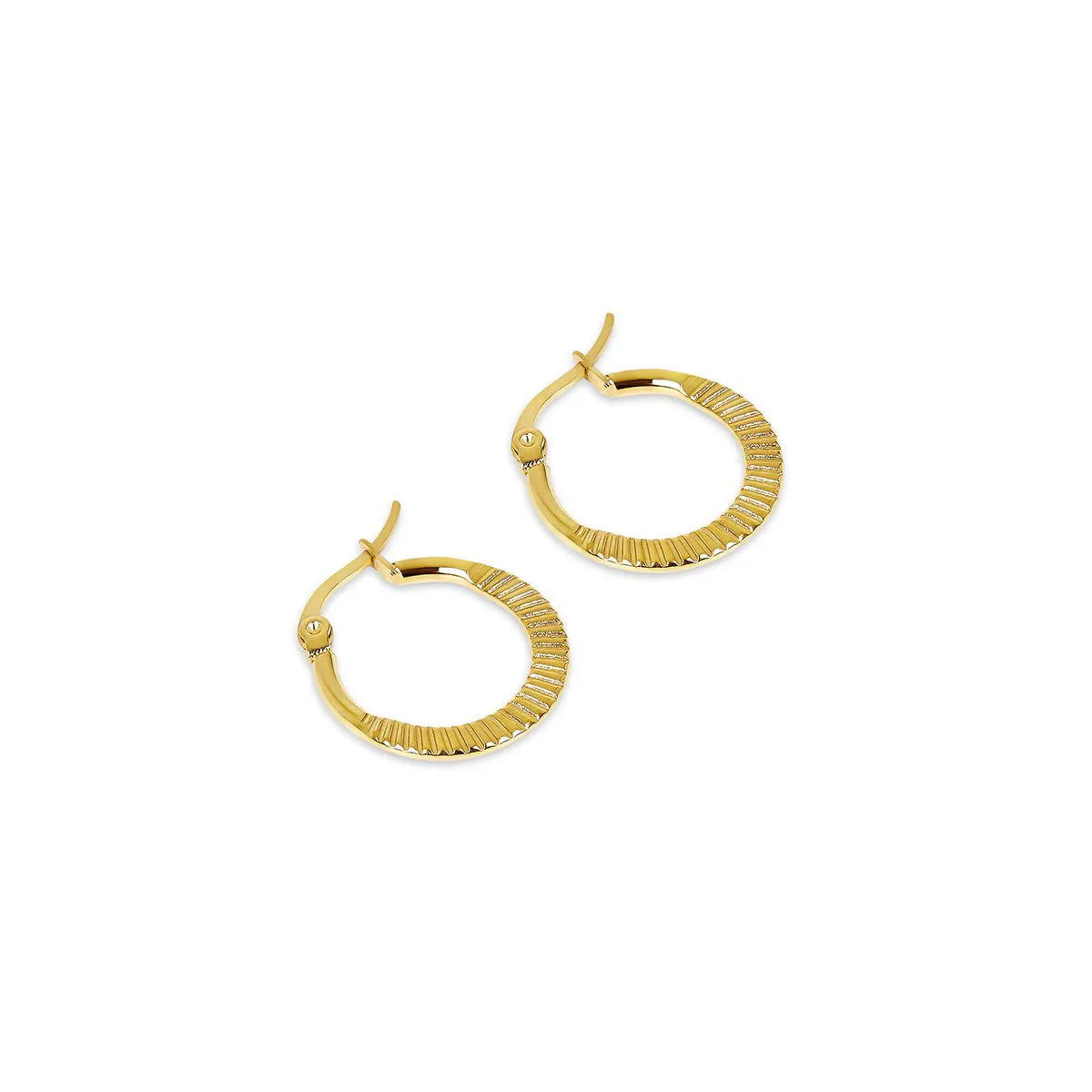 Brinco Catania Argola Banhado em Ouro 18K