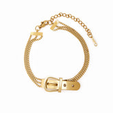 Pulseira com Fivela Banhado em Ouro 18K